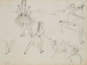 Ballet Dancers Rehearsing