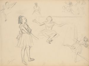 Ballet Dancers Rehearsing