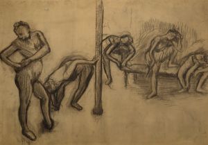 Danseuses en maillot, au repos