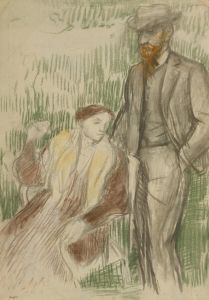 Esquisse pour un portrait de M. et Mme. Louis Rouart