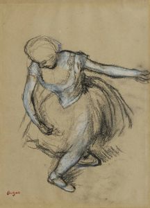 Danseuse saluant
