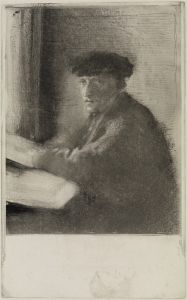 Der Stecher Joseph Tourny, in halber Figur