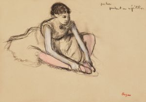 Danseuse assise