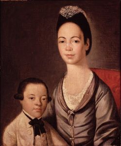 Mrs. Aaron Lopez and Her Son Joshua