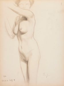 Nude model