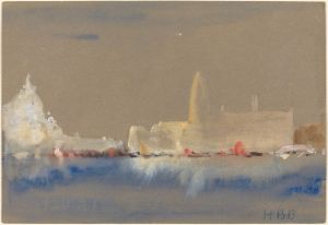 The Salute and the Palazzo Ducale from the Bacino di San Marco