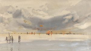 Evening on the Lagoon, Venice