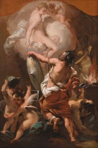 Venus Ordering Armor for Aeneas at Vulcan’s Forge