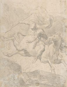 Marcus Curtius Leaping into the Chasm