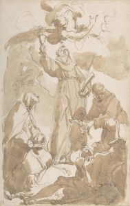 Saint Margaret of Cortona, Saint James of the March, and Saint Didacus