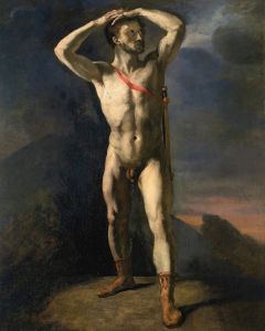 Académie d’homme nu au glaive