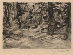 Bench in the Woods II