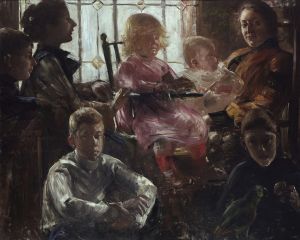 The Family of the Painter Fritz Rumpf