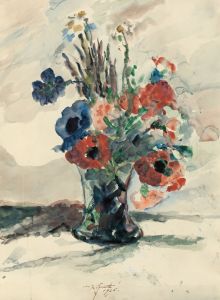 Vase mit Blumen