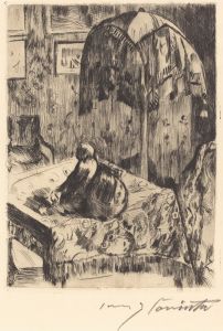 Interior with Floor Lamp