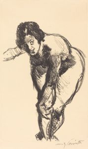 Nude Bending Forward