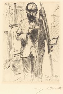 Self-Portrait with Easel