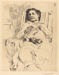 Woman with Needlework