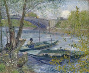 Fishing in Spring, the Pont de Clichy