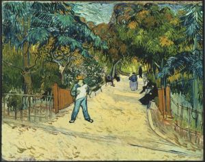Entrance to the Public Gardens in Arle