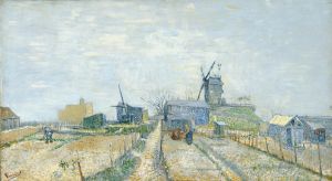 Montmartre; mills and vegetable gardens