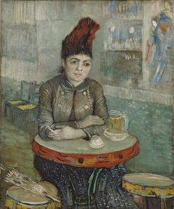 In the café; Agostina Segatori in Le tambourin