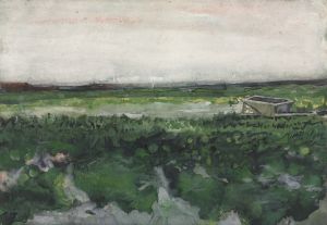 Landscape with Wheelbarrow