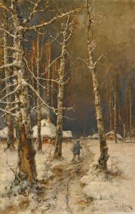 Traveller In The Snow