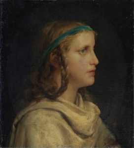 Portrait Of A Girl In Profile