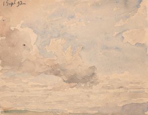 Blick auf das Nordostende des Neuenburger Sees von Ins aus