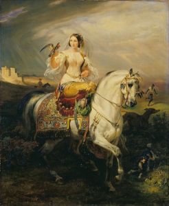 An Algerian Lady Hawking