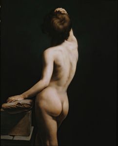 Academic Study of Adolescent Boy, Seen from Behind