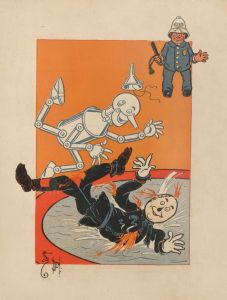 Denslow’s Scarecrow and the tin-man Pl.4