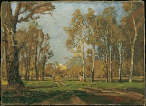Im Prater bei der Rotunde
