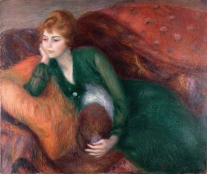 Young Woman in Green