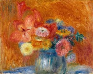 Green Bowl of Flowers