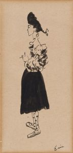 Portrait of Janet Braguin in the style of Carl Erickson