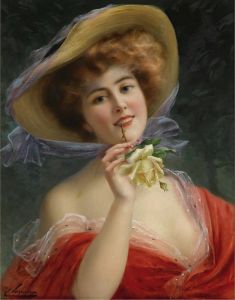 Fille a la Rose Jaune