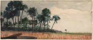 Palm Trees, Red