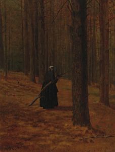 Old Woman Gathering Faggots