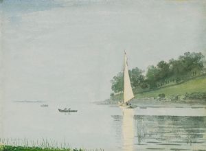 Yacht In A Cove, Gloucester