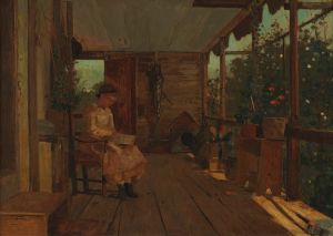Girl Shelling Peas
