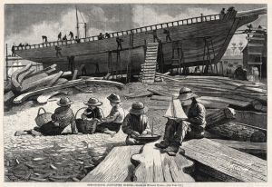 Ship-Building, Gloucester Harbor