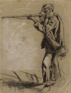 Soldier Taking Aim