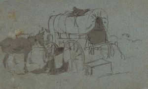 Army Wagon and Mule