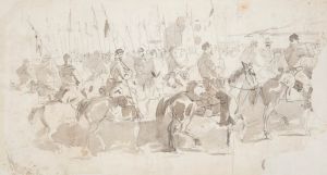 General McClellan’s Sixth Cavalry Regiment, Embarking at Alexandria for Old Point Comfort