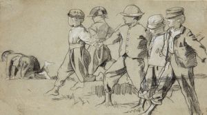 Study for ‘Snap the Whip’