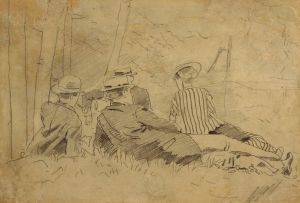 Study for ‘The Fishing Party’