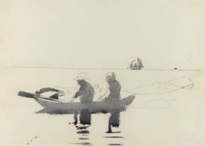 Two Figures in a Rowboat