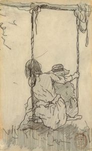 Two Girls on a Swing